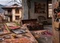 Abandoned house of a Kashmiri Hindu (Image created from AI)