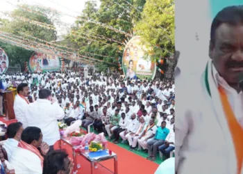 Thungathurthi MLA Mandula Samel (Right)