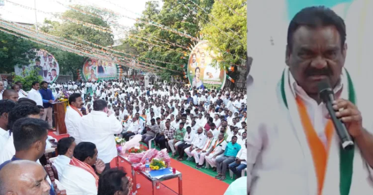 Thungathurthi MLA Mandula Samel (Right)