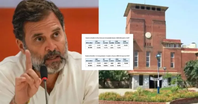 DU clears air on the caste-based remarks made by Rahul Gandhi