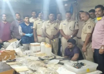 Drugs seized by the police