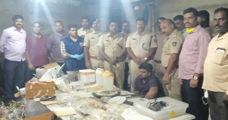 Drugs seized by the police