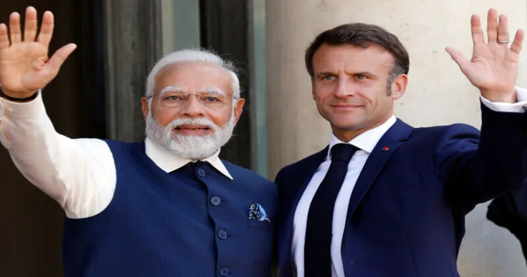 Prime Minister Modi and French President Macron(File Photo)