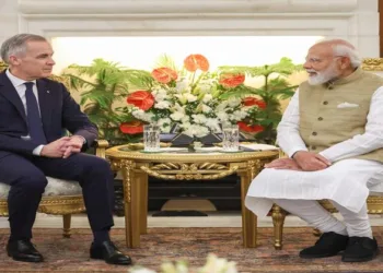 Prime Minister of Canada Mark Carney and Prime Minister Narendra Modi
