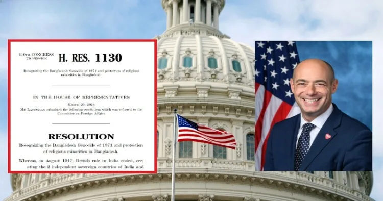 11-point resolution was introduced by US Congressman Greg Landsman to recognize the atrocities committed by the Pakistani Army against Bengali Hindus