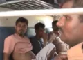 Deporting illgal Bangladeshi by Tamil Nadu police (Image courtesy: ANI)