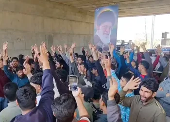Visuals from the protests in Jammu and Kashmir