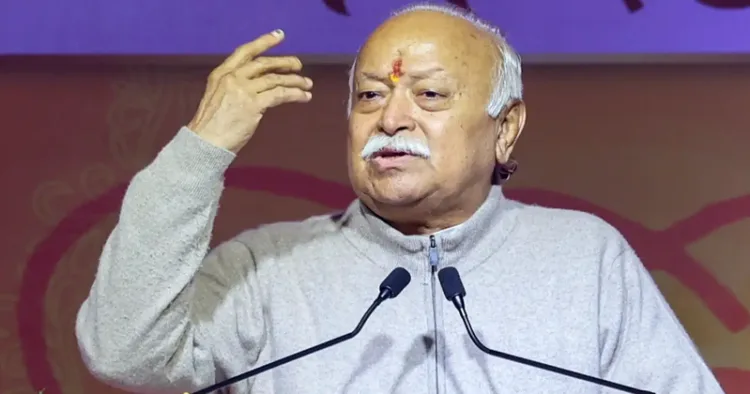 RSS Sarsanghchalak Dr Mohan Bhagwat