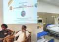 Lieutenant General Manjinder Singh. Thiruvananthapuram Corporation Mayor Adv. V. V. Rajesh at the launch of Pazhavangadi Sree Mahaganapati Dialysis Centre