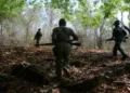 Armed security personnel