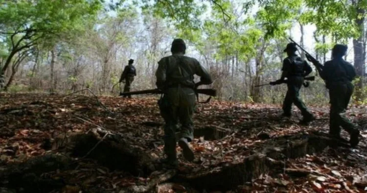 Armed security personnel