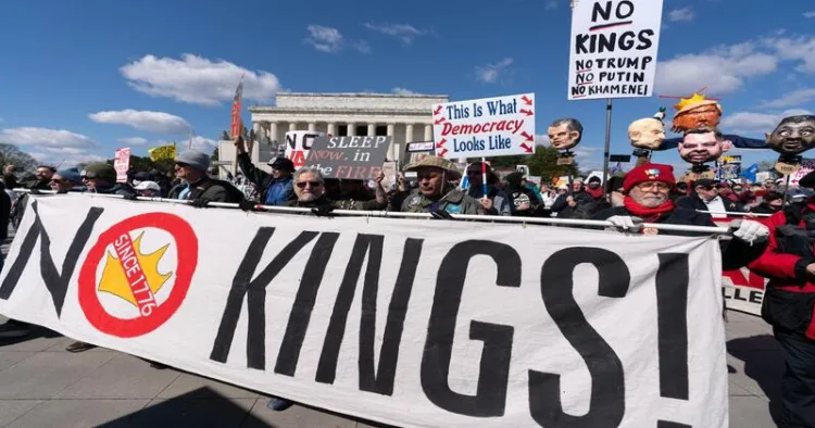 Massive protests erupt across the United States against President Donald Trump