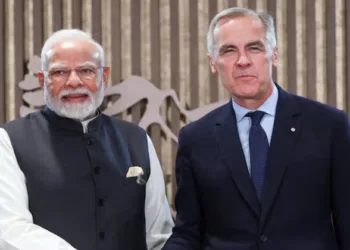 Prime Minister Narendra Modi and Canada Prime Minister Mark Carney