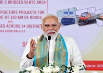 Prime Minister Narendra Modi in Assam