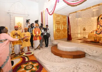 President Murmu offers darshan at Shri Ram Janmbhoomi Mandir at Ayodhya on March 19