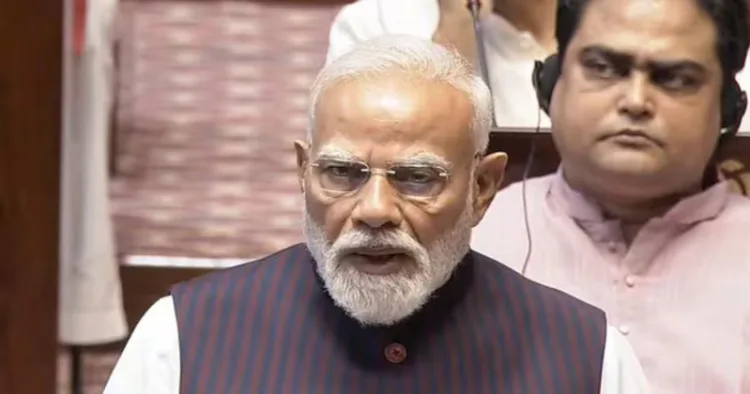 Prime Minister Narendra Modi addressed Rajya Sabha on West Asia crisis