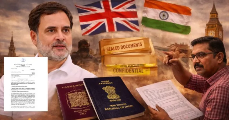 Rahul Gandhi dual Citizenship case (Image generated by AI)