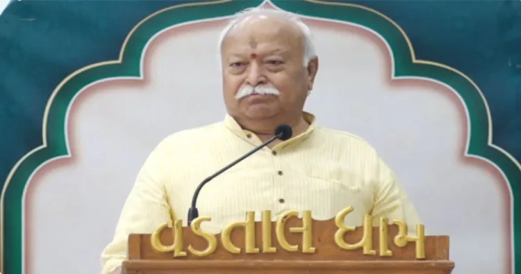 RSS Sarsanghchalak Dr Mohan Bhagwat (Photo/ANI)