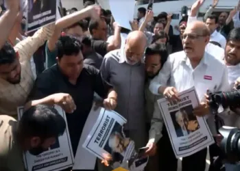 Shias protest in Delhi against the killing of Iran's Supreme Leader Ayatollah Ali Khamenei
