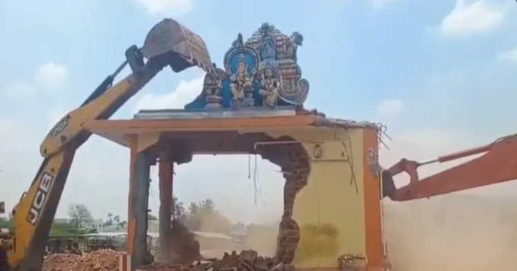 Another temple demolished under the DMK regime