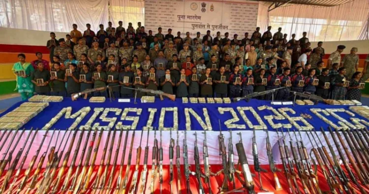 More than 100 Maoists surrender in Bastar