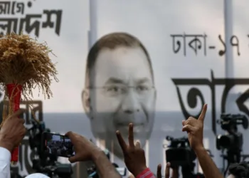 BNP supporters in Bangladesh after the elections
