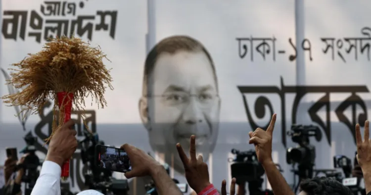 BNP supporters in Bangladesh after the elections