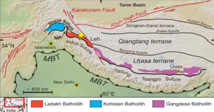 Decoding the Ancient Depths of the Ladakh Magmatic Arc (Image credit: ScienceDirect.Com)