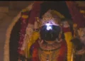Surya Tilak of Bhagwan Ram Lalla at Ayodhya on the occasion of Ram Navami
