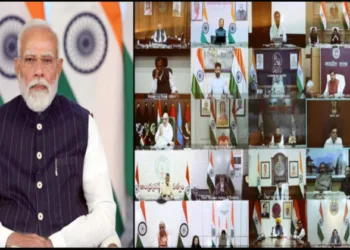 Prime Minister Narendra Modi on March 27 chaired a meeting with Chief Ministers and Lieutenant Governors of States via video conferencing
