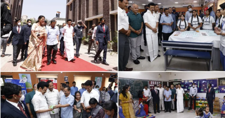 TN CM MK Stalin visiting school (File Photo)