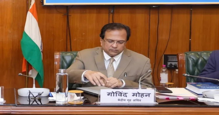 Union Home Secretary Govind Mohan