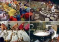Visulas from the mega kitchens running inside temples and Gurudwara's in Bharat