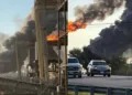 Massive explosion at Valero Oil Refinery, Texas