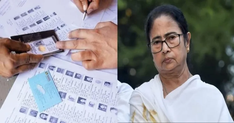 West Bengal Chief Minister Mamata Banerjee (Right)