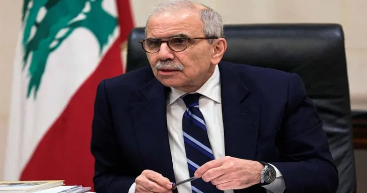 Lebanese Prime Minister Nawaf Salam