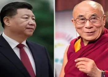 Chinese President Xi Jinping and Tibetan spiritual leader in exile Dalai Lama