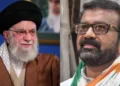 Iran’s Supreme Leader Ali Khamenei (Left) and Congress MLA NA Harris (Right)