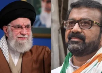 Iran’s Supreme Leader Ali Khamenei (Left) and Congress MLA NA Harris (Right)
