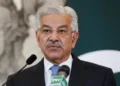 Pakistan’s Defence Minister Khawaja Muhammad Asif