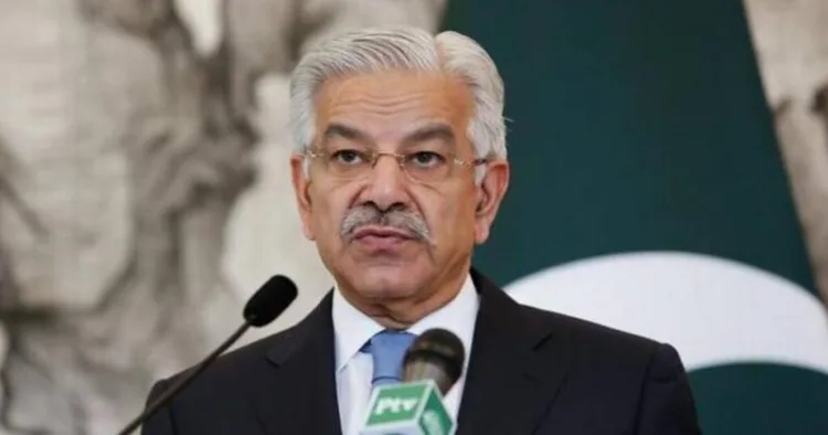 Pakistan’s Defence Minister Khawaja Muhammad Asif