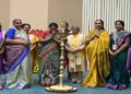 Delhi CM Rekha Gupta at Bharati–Nari to Narayani Conference