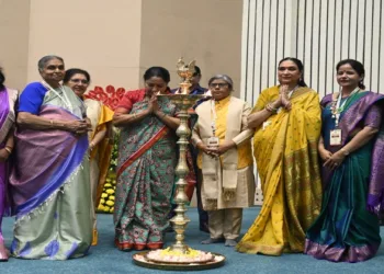 Delhi CM Rekha Gupta at Bharati–Nari to Narayani Conference