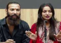 Model Farman Khan (Left) and Viral Kumbh Mela fame Monalisa (Right)