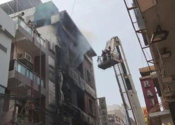 Fire broke out at a residential building in Palam, Delhi on March 18 morning; 7 dead including 3 children