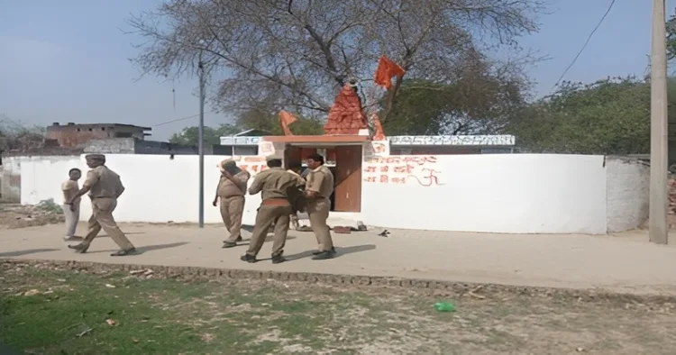 Tension gripped Raebareli after miscreants allegedly vandalised three Mandirs in Jalalpur Dhai village