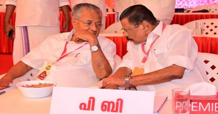 Chief Minister Pinarayi Vijayan and CPI(M) state Secretary MV Govindan