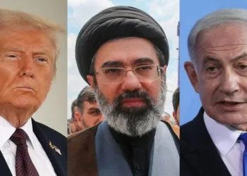 US President Donald Trump, Iran's Supreme leader Mojtaba Khamenei and Israeli Prime Minister Benjamin Netanyahu