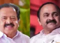 Congress leaders, Ramesh Chennithala and VD Satheeshan