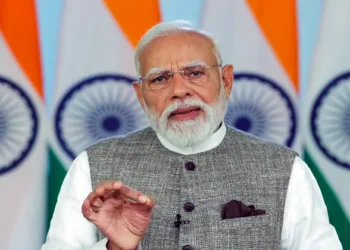 New Delhi, Apr 18 (ANI): Prime Minister Narendra Modi addresses the Nation, in New Delhi on Saturday. (DD News/ANI Video Grab)